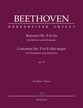 Concerto No. 5 in E-flat Major, Op. 73 Orchestra Scores/Parts sheet music cover